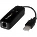 StarTech.com USB56KEMH2 56K USB Dial-up and Fax Modem - V.92 - External - Hardware Based