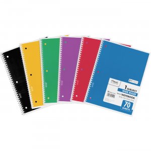 Mead 05510BD Spiral Bound 1-subject Notebooks MEA05510BD