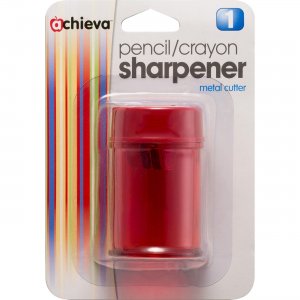 OIC 30240BX Double Barrel Pencil/Crayon Sharpener OIC30240BX