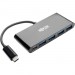 Tripp Lite U460-004-4AB-C 4-Port USB 3.1 Hub, 4x USB-A, Thunderbolt 3-PD Charging, Black