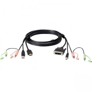 Aten 2L7D02DH 1.8M USB HDMI to DVI-D KVM Cable with Audio