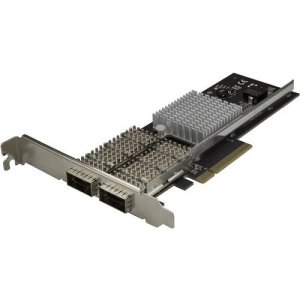 StarTech.com PEX40GQSFDPI Dual-Port QSFP+ Server NIC Card - PCI Express - Intel Chip