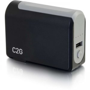 C2G 20275 1-Port USB Wall Charger - AC to USB Adapter with Power Bank, 5V 1A Output