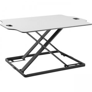 Amer Mounts EZUP3222 Ultra Slim Height Adjustable Standing Desk- White Finish