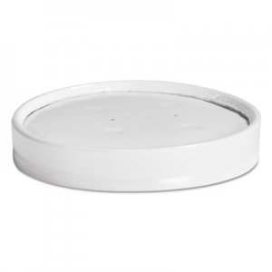 Chinet HUH71870 Vented Paper Lids, 8-16oz Cups, White, 25/Sleeve, 40 Sleeves/Carton