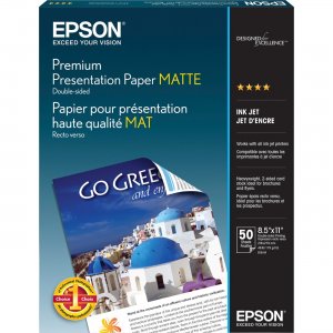 Epson S041568 Double-Sided Matte Presentation Paper EPSS041568