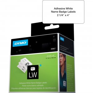 DYMO 30857 Name Badge Label with Clip Hole DYM30857