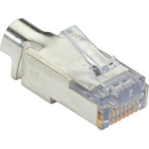 Black Box C6EZSP-50PAK CAT6 EZ Shielded Plug - 50-Pack