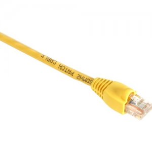 Black Box EVNSL84-0006-25PAK GigaBase 350 Cat5e Patch Cable, Snagless Boots, Yellow, 6-ft. (1.8-m), 25-Pack