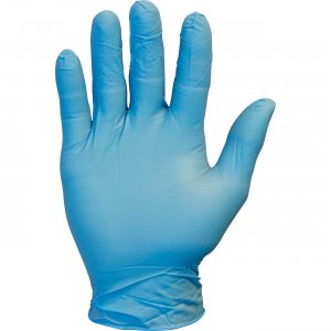 Safety Zone GNPR-MD-1M Powder Free Blue Nitrile Gloves SZNGNPRMD1M