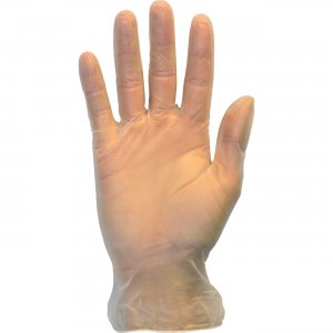 Safety Zone GVP9-LG-HH Powder Free Clear Vinyl Gloves SZNGVP9LGHH