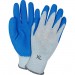 Safety Zone GRSL-XL Blue/Gray Coated Knit Gloves SZNGRSLXL