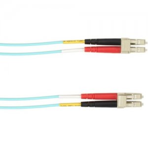 Black Box FOCMR10-002M-LCLC-AQ Duplex Fiber Optic Patch Network Cable