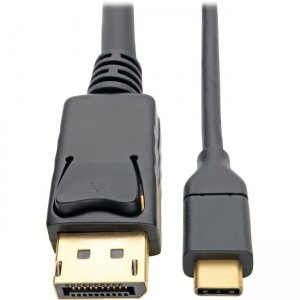 Tripp Lite U444-003-DP USB-C to DisplayPort Cable, 4K @ 60Hz, Thunderbolt 3, 3 ft