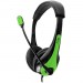 Avid 1EDUAE36GREEN Education AE-36 Headset with Noise Cancelling Microphone and 3.5mm Plug, Green