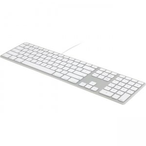 Matias FK318S Wired Aluminum Keyboard with Numeric Keypad for Mac, Silver