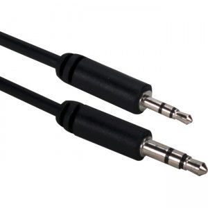 QVS CC399C-12 12ft 3.5mm Male to 2.5mm Male Headphone Audio Conversion Cable