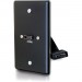 C2G 39878 Single Gang Wall Plate with HDMI Pigtail Black
