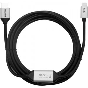 SIIG CB-TC0411-S1 USB-C to HDMI 4K 60Hz Active Cable - 3M