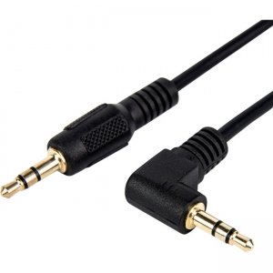 Rocstor Y10C191-B1 Premium 1 ft Slim 3.5mm Stereo Audio Cable - M/M