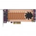 QNAP QM2-2P-244A Dual M.2 22110/2280 PCIe SSD Expansion Card