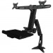 Amer Mounts AMR2ACWS Dual Sit Stand Workstation Clamp Mount