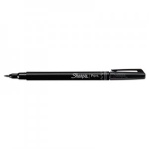 Sharpie SAN2011280 Brush Tip Pens, Fine, Black, Dozen
