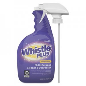 Diversey DVOCBD540571 Whistle Plus Professional Multi-Purpose Cleaner/Degreaser, Citrus, 32 oz Spray Bottle, 4/Carton