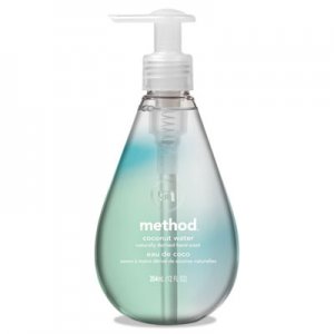Method MTH01853CT Gel Hand Wash, Coconut Waters, 12 oz Pump Bottle, 6/Carton