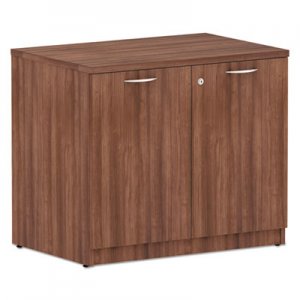 Alera ALEVA613622WA Alera Valencia Series Storage Cabinet, 34 1/8w x 22 7/8d x 29 1/2h, Modern Walnut