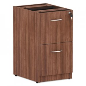 Alera ALEVA542822WA Alera Valencia Series File/File Full Pedestal File,15.63w x 20.5d x 28.5h, Modern Walnut