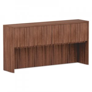 Alera ALEVA287215WA Alera Valencia Series Hutch, 3-Comp, 70.63w x 15d x 35.38h, Modern Walnut