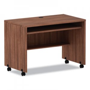 Alera ALEVA204224WA Alera Valencia Series Mobile Workstation Desk, 41.38" x 23.63" x 30", Modern Walnut