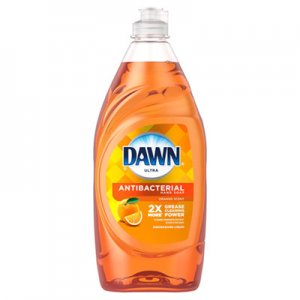Dawn PGC97318EA Ultra Antibacterial Dishwashing Liquid, Orange Scent, 28 oz Bottle