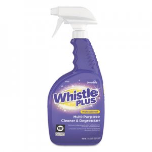 Diversey DVOCBD540564 Whistle Plus Multi-Purpose Cleaner and Degreaser, Citrus, 32 oz Spray Bottle, 8/Carton