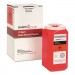 TrustMedical TMDSC1Q424A1Q Sharps Retrieval Program Containers, 1.5 qt, Plastic, Red