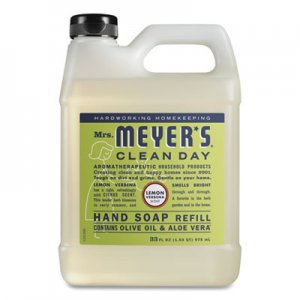 Mrs. Meyer's SJN651327 Clean Day Liquid Hand Soap, Lemon, 33 oz, 6/Carton