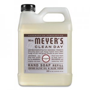 Mrs. Meyer's SJN651318 Clean Day Liquid Hand Soap, Lavender, 33 oz, 6/Carton