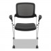 HON BSXVL314SLVR VL314 Mesh Back Nesting Chair, Black/Silver