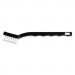 Carlisle CFS4067400DZ Flo-Pac Utility Toothbrush Style Maintenance Brush, Nylon, 7 1/4", Black