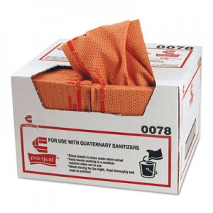 Chix CHI0078 Pro-Quat Fresh Guy Food Service Towels, Heavy Duty, 12 1/2 x 17, Red, 150/Carton