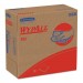 WypAll KCC05930 X80 Cloths with HYDROKNIT, 9.1 x 16.8, Red, Pop-Up Box, 80/Box, 5 Box/Carton