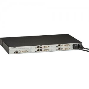 Black Box ACXMODH6FPAC-R2 6-Port DKM Modular Card Chasis with Redundant Power Option and Backplane