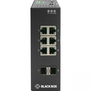 Black Box LIG1082A Industrial Gigabit Ethernet Managed L2+ Switch