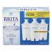 Brita CLO35503CT Water Filter Pitcher Advanced Replacement Filters, 3/Pk, 8 Pks/Carton