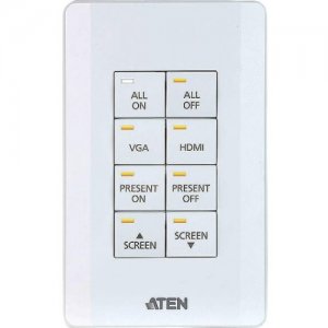 Aten VK108US Control System - 8-button Keypad (US, 1 Gang)