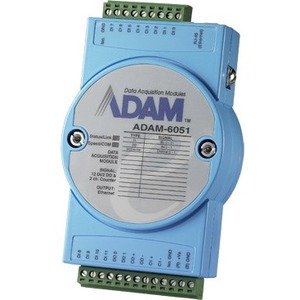 Advantech ADAM-6051-D 14-ch Isolated Digital I/O Modbus TCP Module with 2-ch Counter