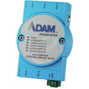 Advantech ADAM-6520-BE 5-port 10/100 Mbps Industrial Ethernet Switch