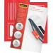 Fellowes 52015 Glossy Pouches - ID Tag not punched, 5 mil, 100 pack FEL52015