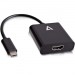 V7 V7UCHDMI-BLK-1E USB-C male to HDMI female Adapter Black